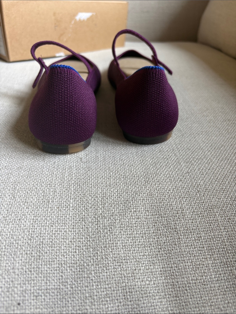 Rothy's Plum the square Mary Jane Flats with Strap - Picture 7 of 7